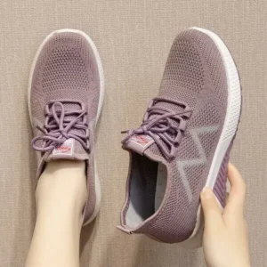 Hillsupshoes Women Fashion Breathable Fly Knit Sneakers