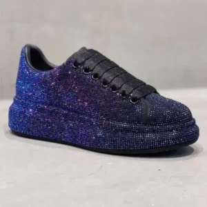 Hillsupshoes Night Star Rhinestone Platform Sneakers