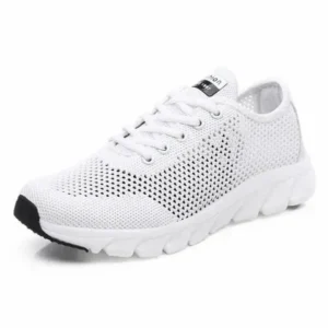 Hillsupshoes Women Fashion Sports Lace Up Hollow Design Mesh Breathable Sneakers