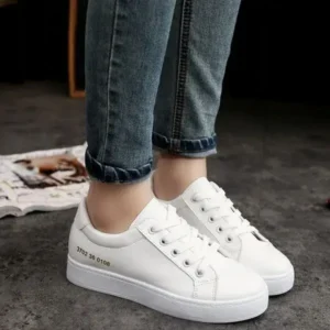 Hillsupshoes Summer Women Fashion Casual Solid Color Thick-Soled Canvas Sneakers