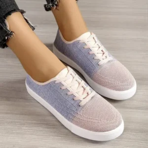 Hillsupshoes Summer Women Fashion Casual Fly-Woven Mesh Breathable Sneakers